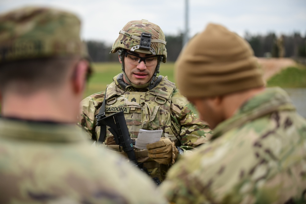 Stress Shoot with Medical Lanes at Best Warrior Competition