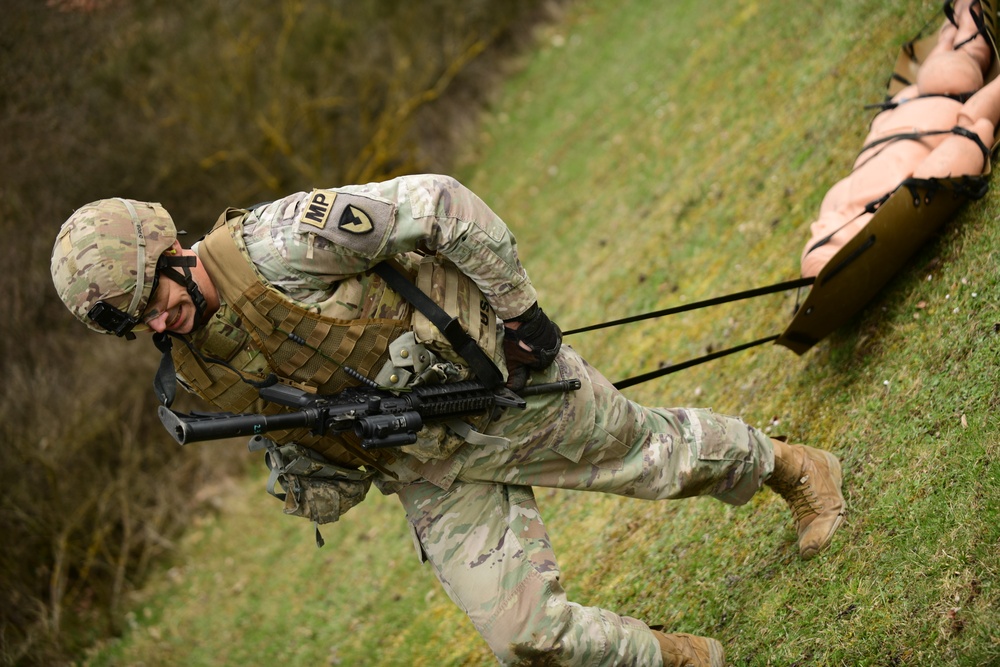 Stress Shoot with Medical Lanes at Best Warrior Competition