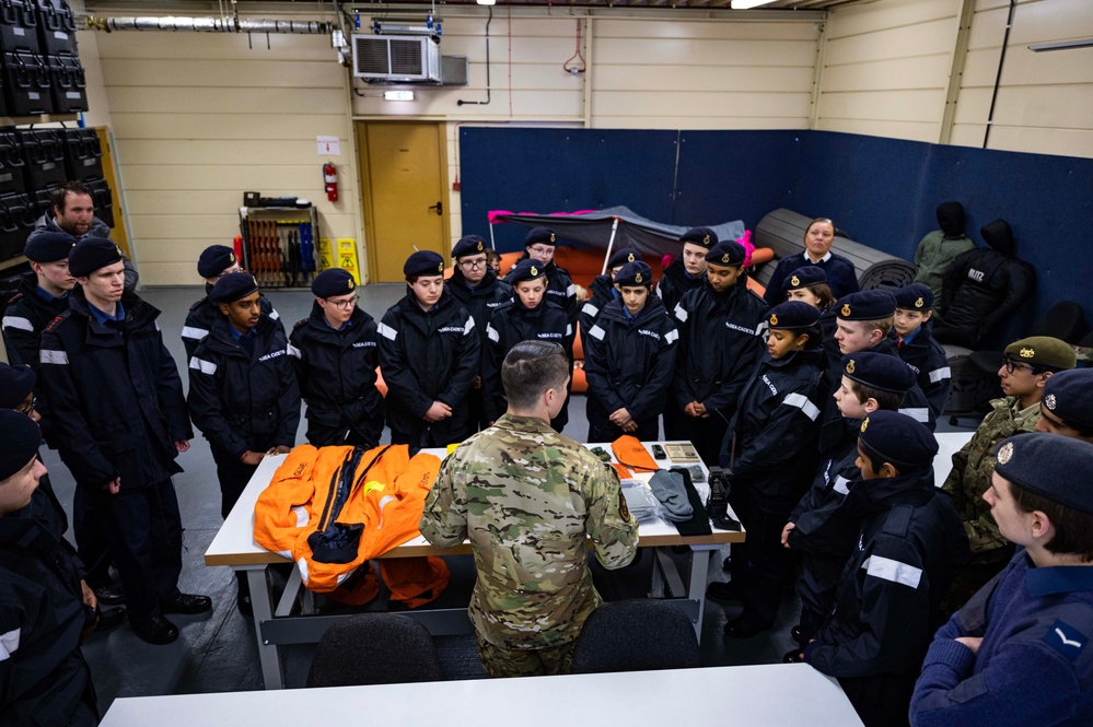 Sunbury and Walton Sea Cadets visit RAF Mildenhall