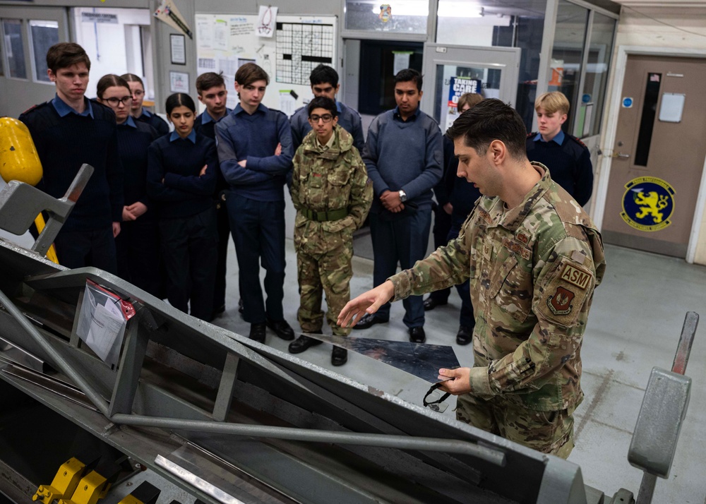 Sunbury and Walton Sea Cadets visit RAF Mildenhall