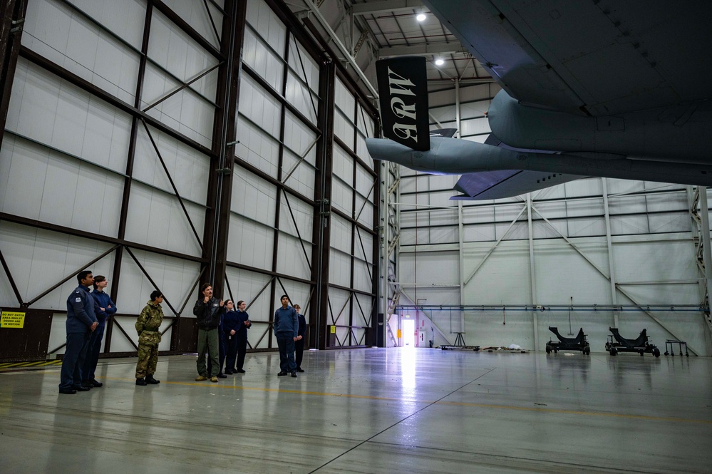 Sunbury and Walton Sea Cadets visit RAF Mildenhall