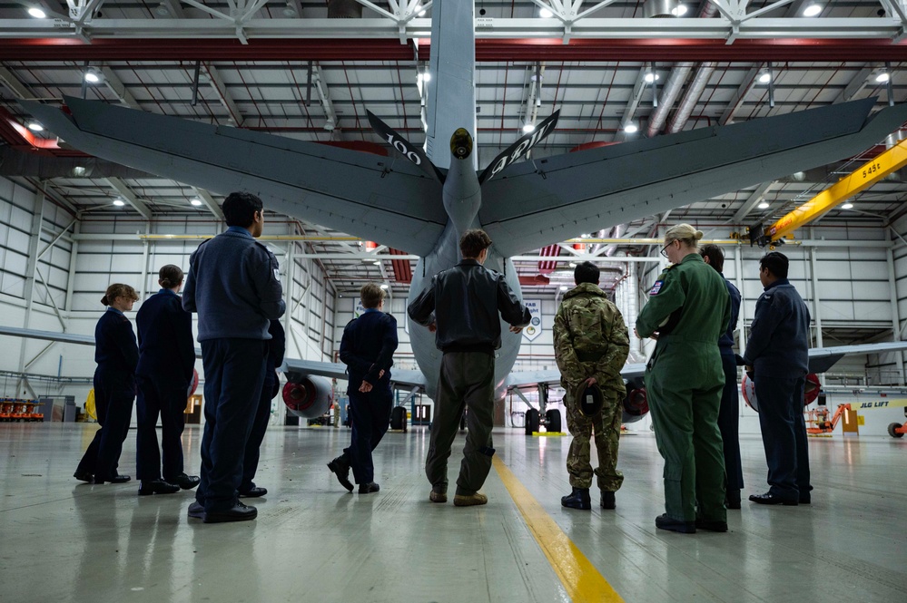 Sunbury and Walton Sea Cadets visit RAF Mildenhall