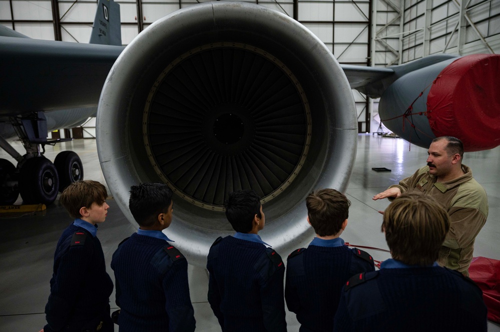 Sunbury and Walton Sea Cadets visit RAF Mildenhall