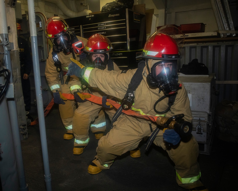 Sailors Conduct Operations Aboard USS John Finn (DDG 113)