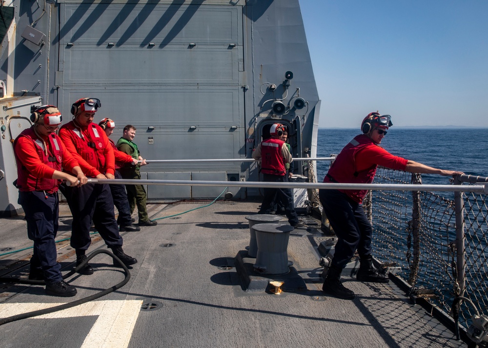 Sailors Conduct Operations Aboard USS John Finn (DDG 113)