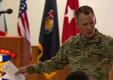 SETAF-AF Commanding General speaks at Squad Leader Summit