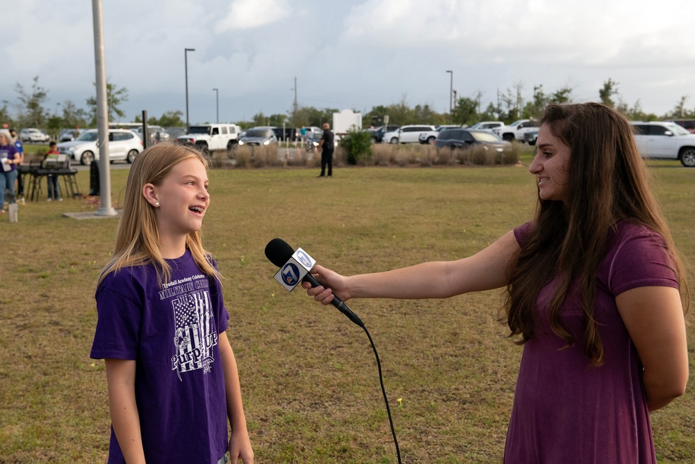 Tyndall Academy Celebrates Purple Up