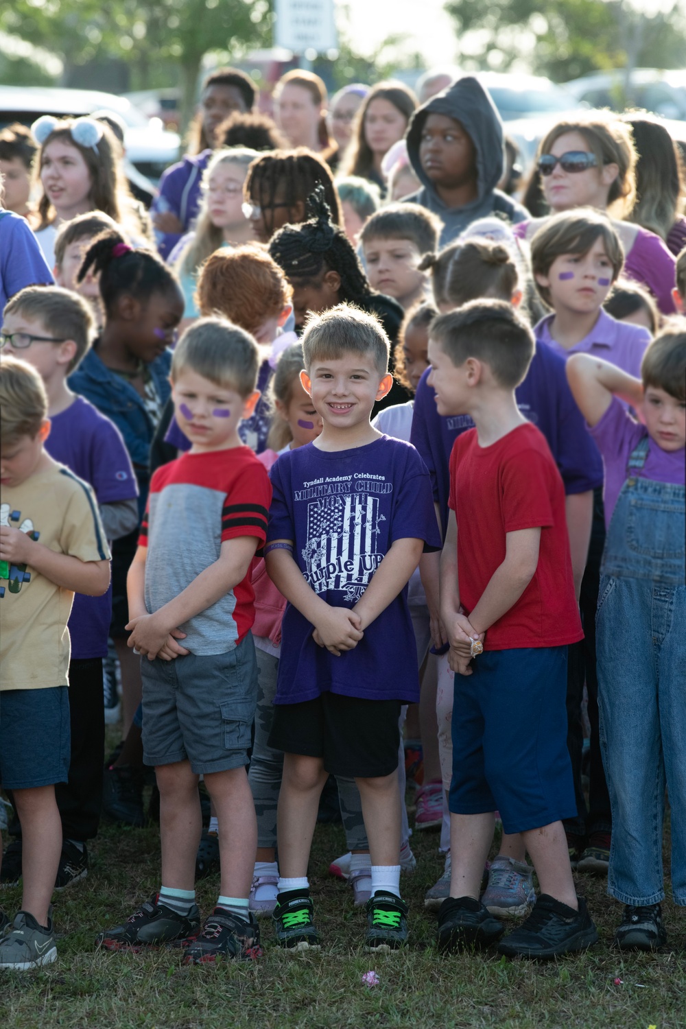 Tyndall Academy Celebrates Purple Up