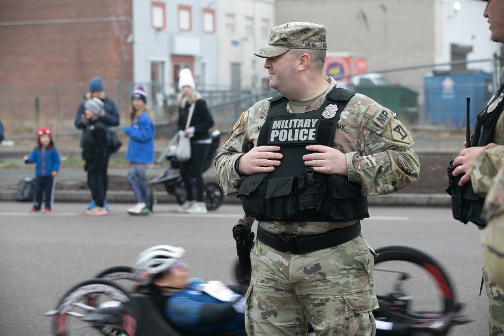 772nd Military Police Company supports Boston Marathon