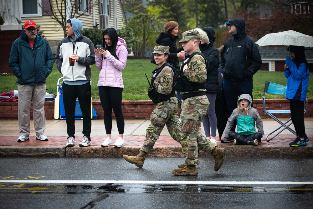 772nd Military Police Company supports Boston Marathon