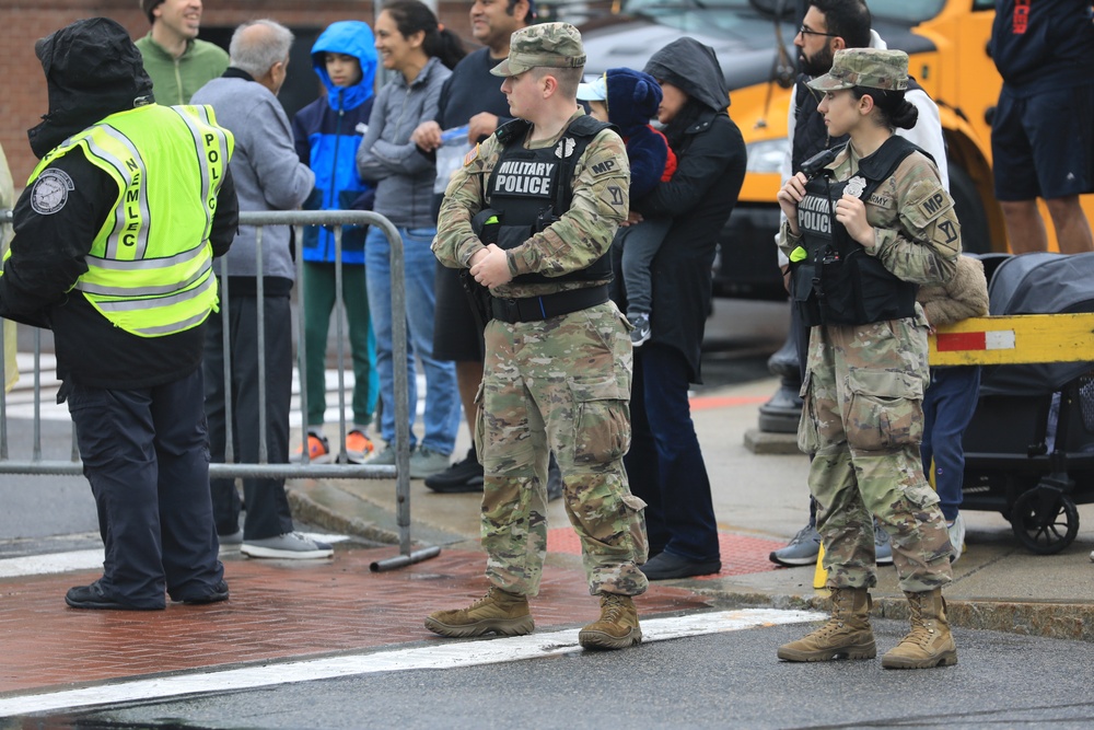 772nd Military Police Company supports Boston Marathon