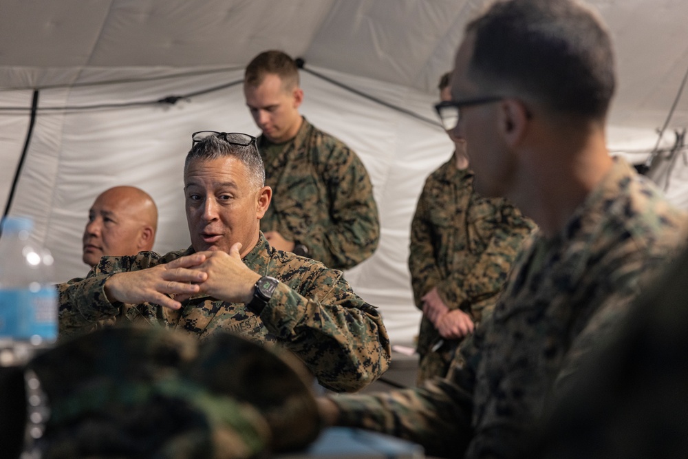 3d MLG General and AFP Chief of Staff visit Camp Agnew