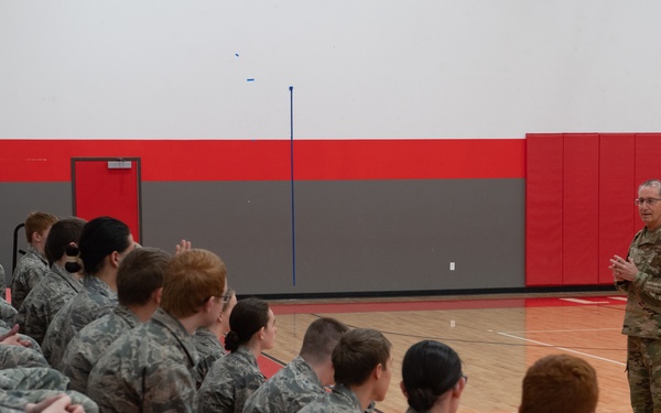 Brig. Gen. Mora visits Lockwood High School's Air Force Junior ROTC