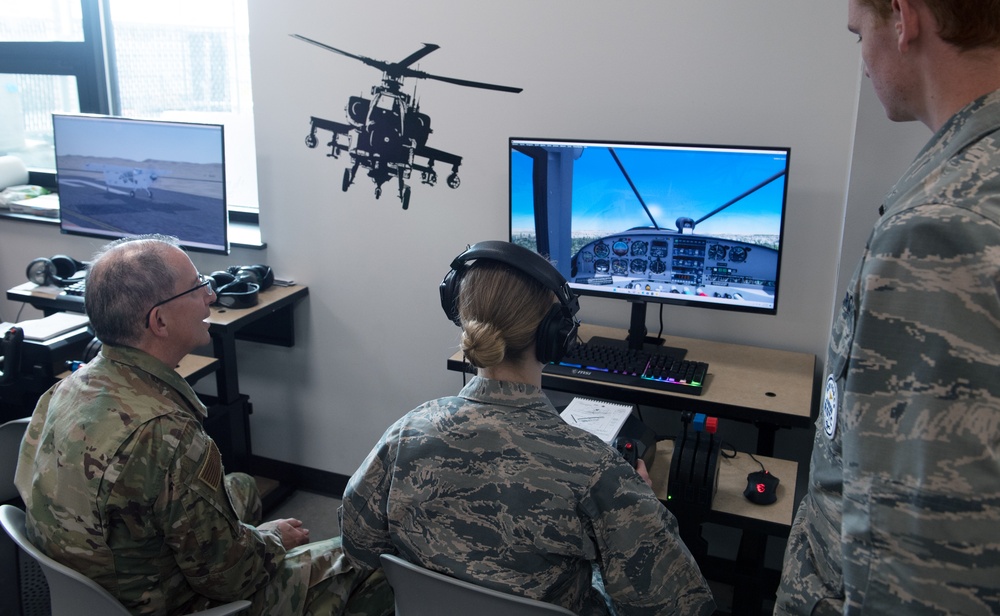 Brig. Gen. Mora visits Lockwood High School's Air Force Junior ROTC