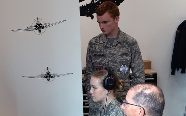 Brig. Gen. Mora visits Lockwood High School's Air Force Junior ROTC