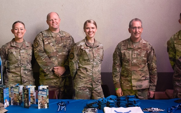 Total Force recruiting represents at PBR event in Billings, MT.