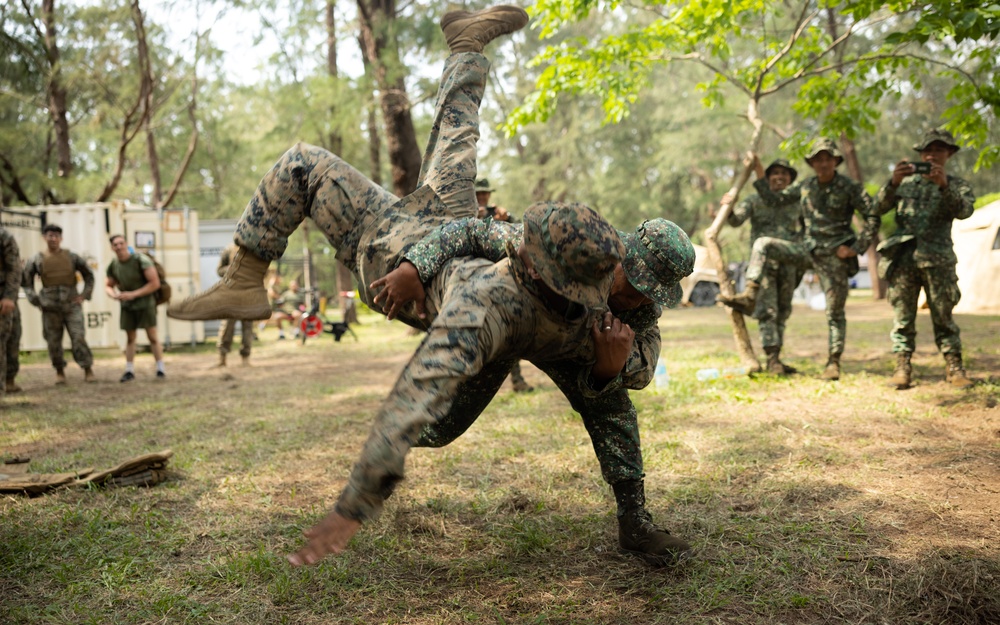Balikatan 23: Philipine, U.S. Marines Conduct bilateral martial arts exchange