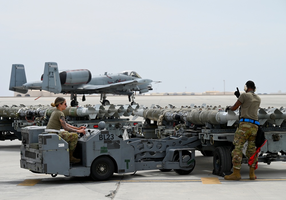 A-10s locked and loaded in CENTCOM AOR