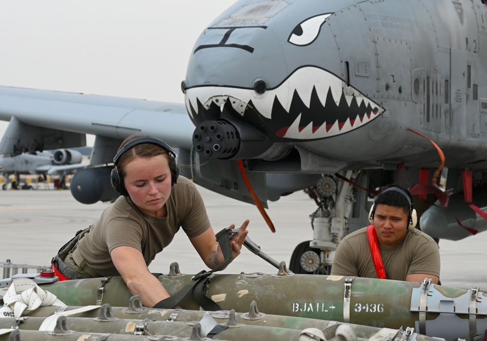 A-10s locked and loaded in CENTCOM AOR