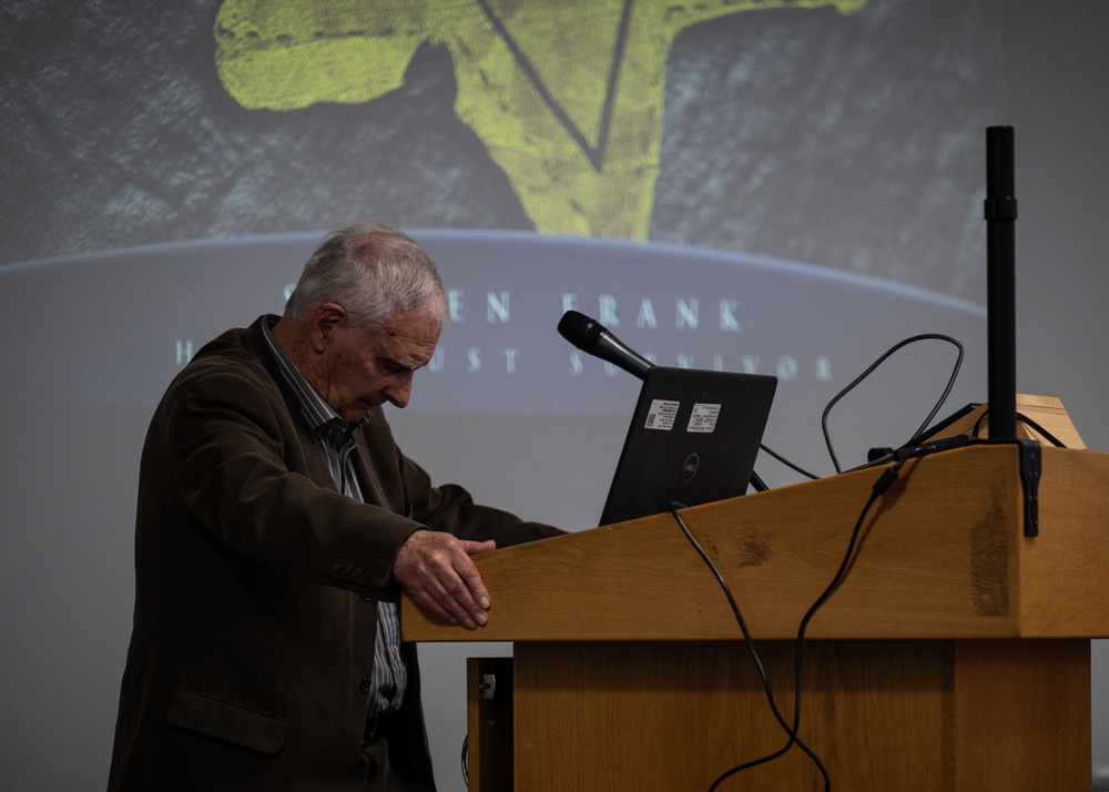 Never Forget: Holocaust survivor visits Liberty Wing