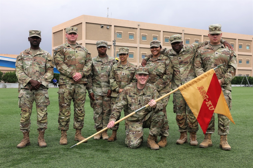 HHC Change of Responsibility for Area Support Group - Kuwait, April, 2023