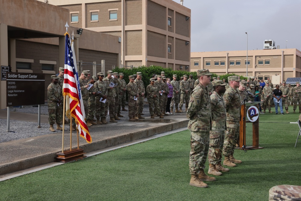 HHC Change of Responsibility for Area Support Group - Kuwait, April, 2023