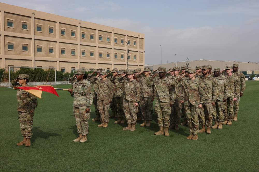 HHC Change of Responsibility for Area Support Group - Kuwait, April, 2023