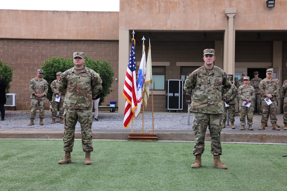 HHC Change of Responsibility for Area Support Group - Kuwait, April, 2023