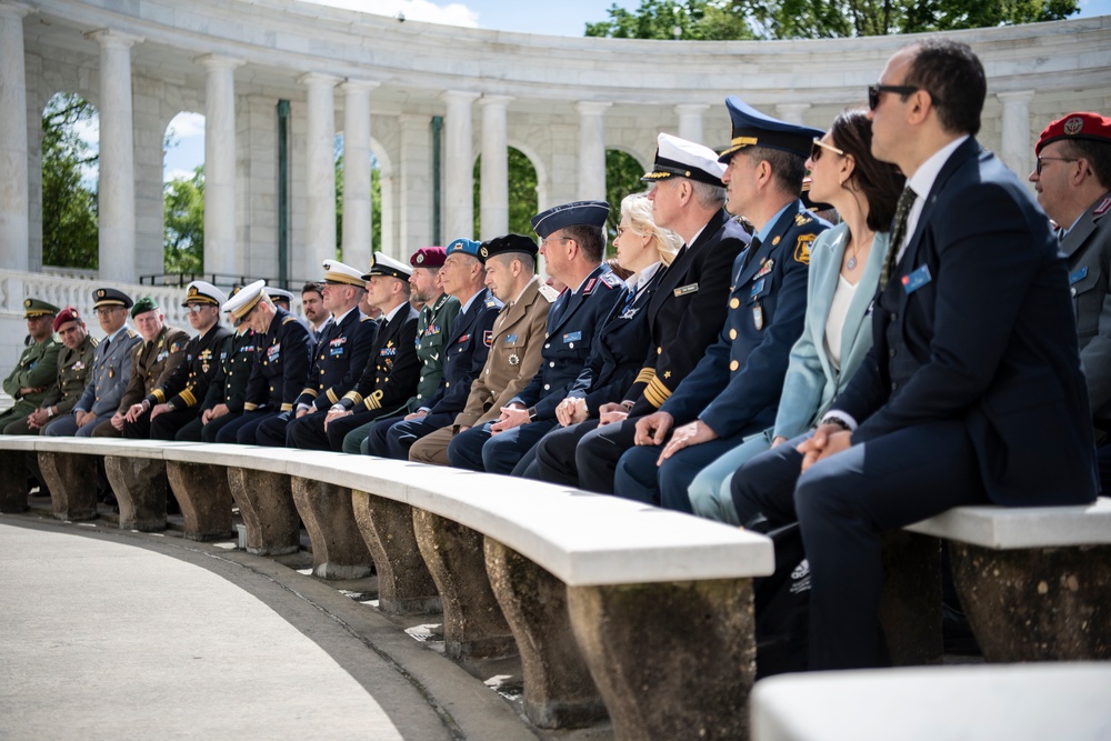 Students and Senior Leaders From the North Atlantic Treaty Organization (NATO) Defense College Visit ANC