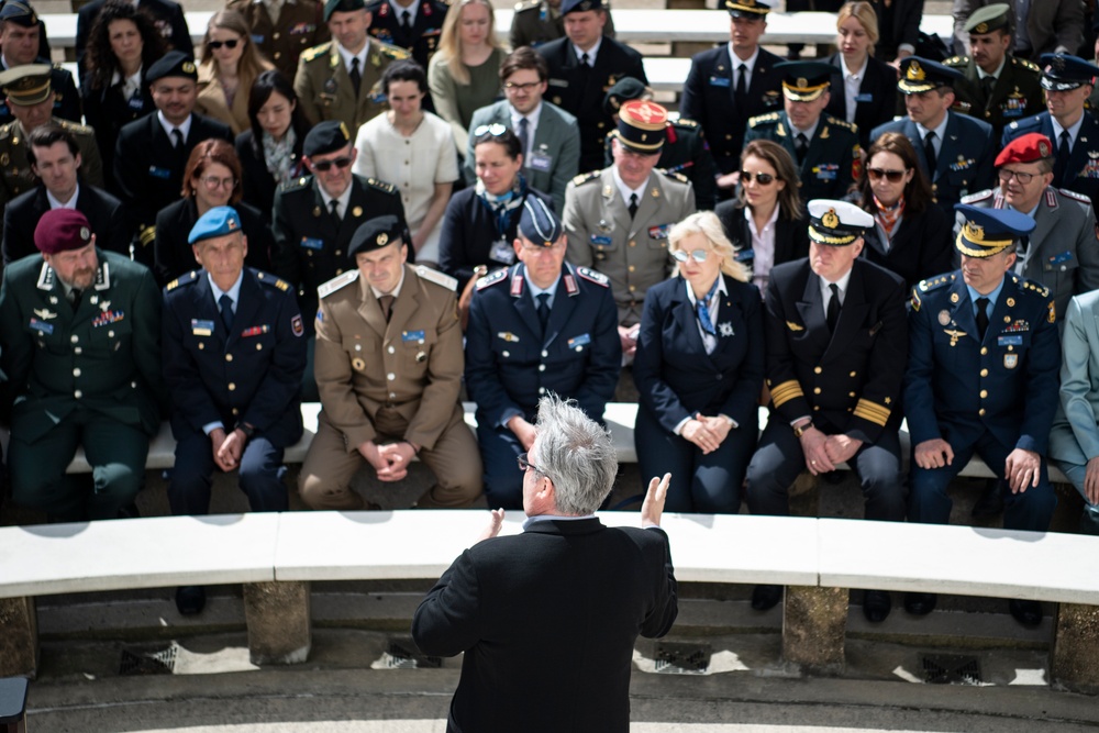 Students and Senior Leaders From the North Atlantic Treaty Organization (NATO) Defense College Visit ANC