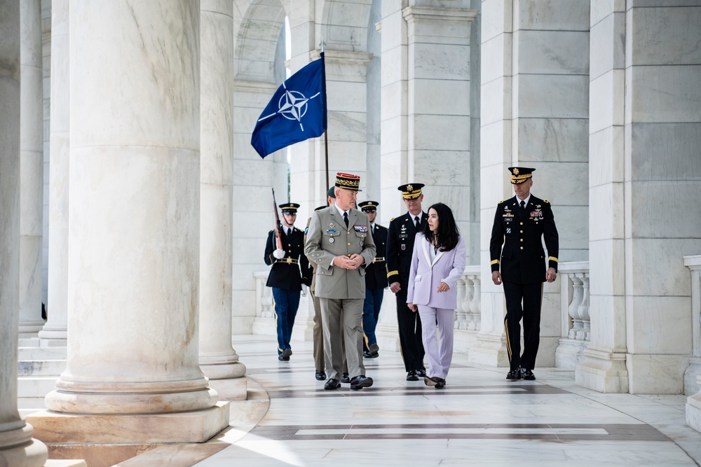 Students and Senior Leaders From the North Atlantic Treaty Organization (NATO) Defense College Visit ANC