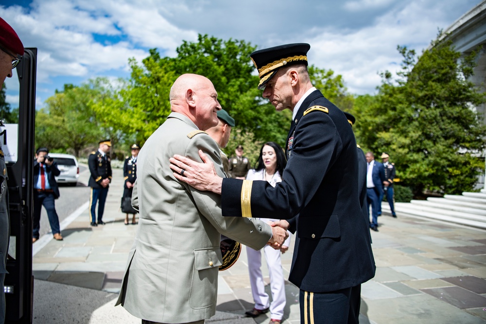 Students and Senior Leaders From the North Atlantic Treaty Organization (NATO) Defense College Visit ANC