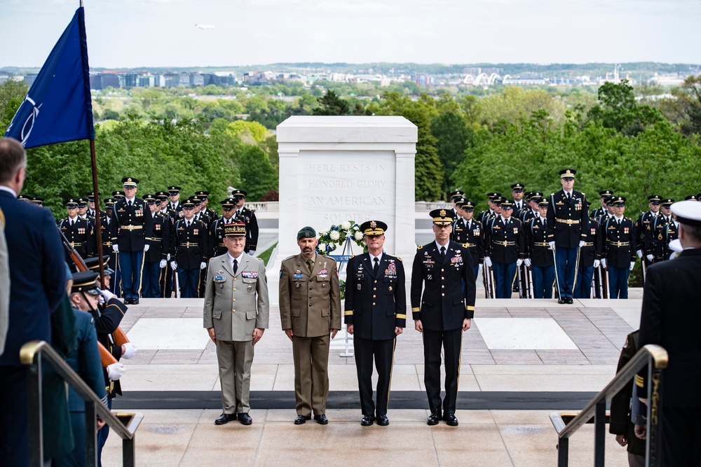 Students and Senior Leaders From the North Atlantic Treaty Organization (NATO) Defense College Visit ANC