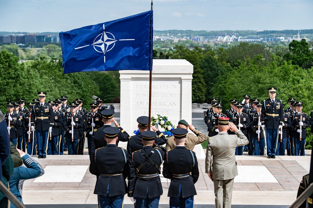 Students and Senior Leaders From the North Atlantic Treaty Organization (NATO) Defense College Visit ANC