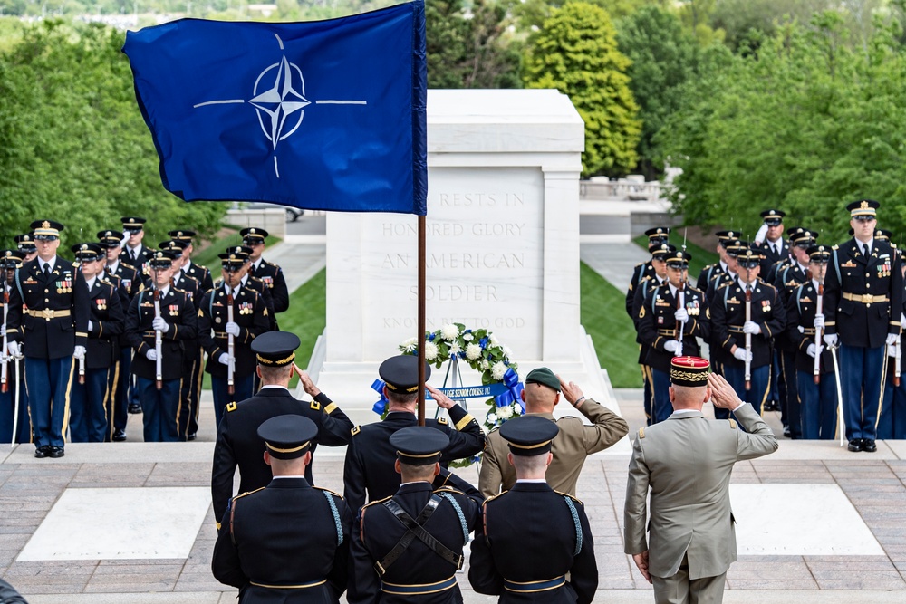 Students and Senior Leaders From the North Atlantic Treaty Organization (NATO) Defense College Visit ANC