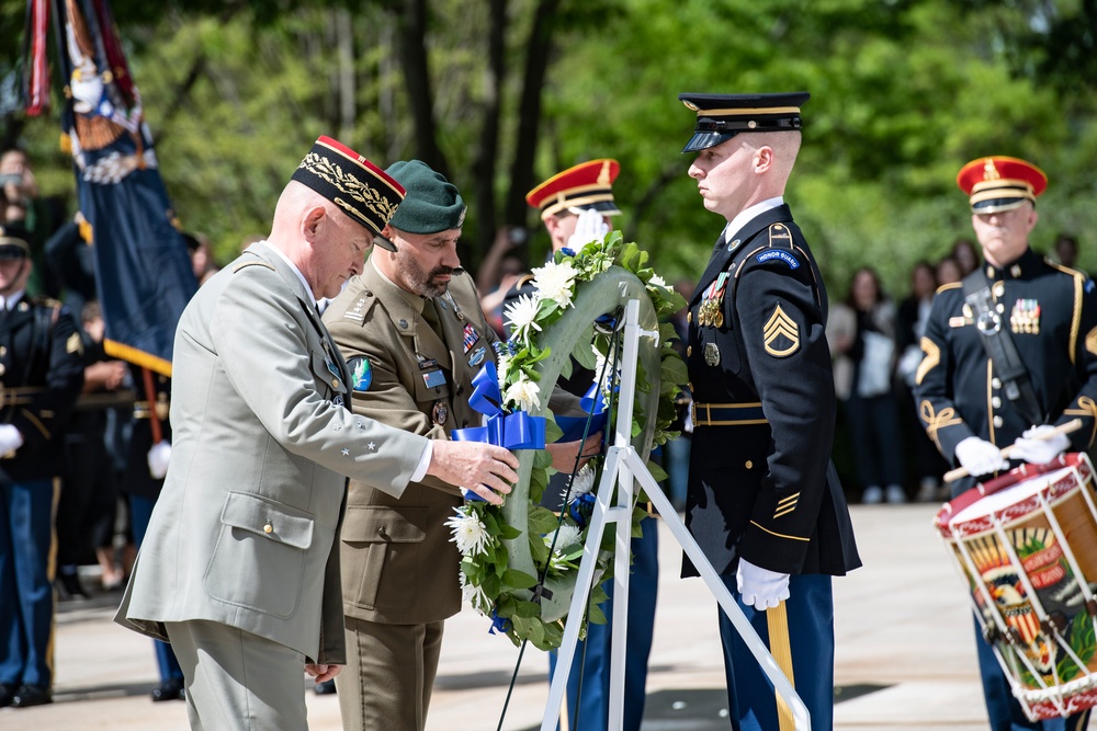 Students and Senior Leaders From the North Atlantic Treaty Organization (NATO) Defense College Visit ANC