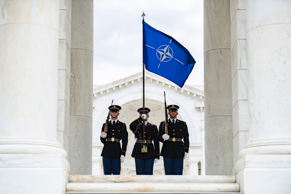 Students and Senior Leaders From the North Atlantic Treaty Organization (NATO) Defense College Visit ANC