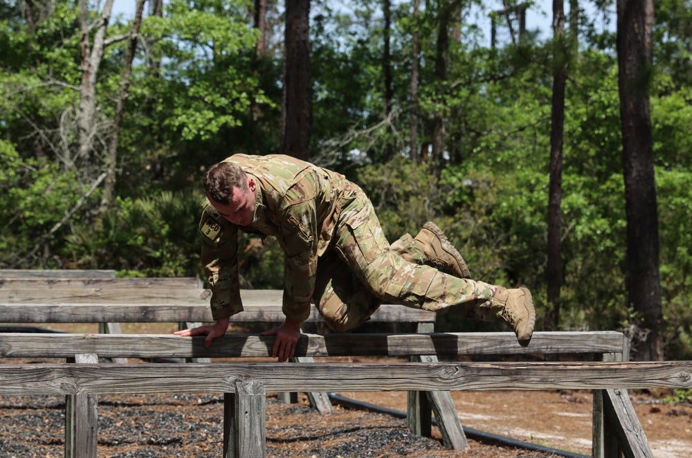 Regional National Guard Best Warrior obstacle course