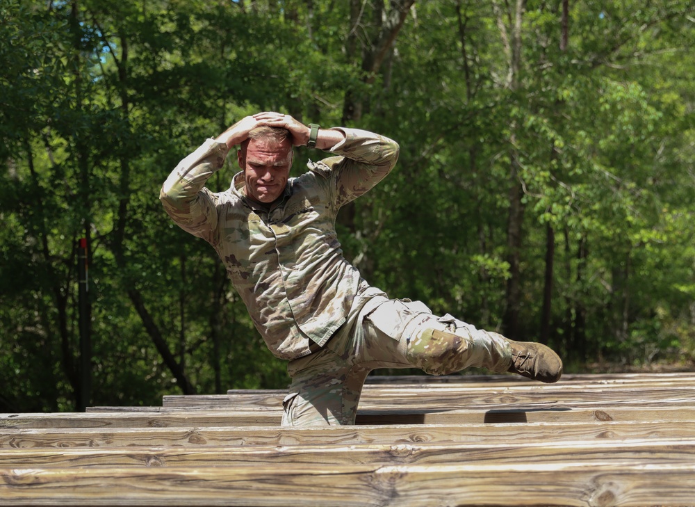 Regional National Guard Best Warrior obstacle course