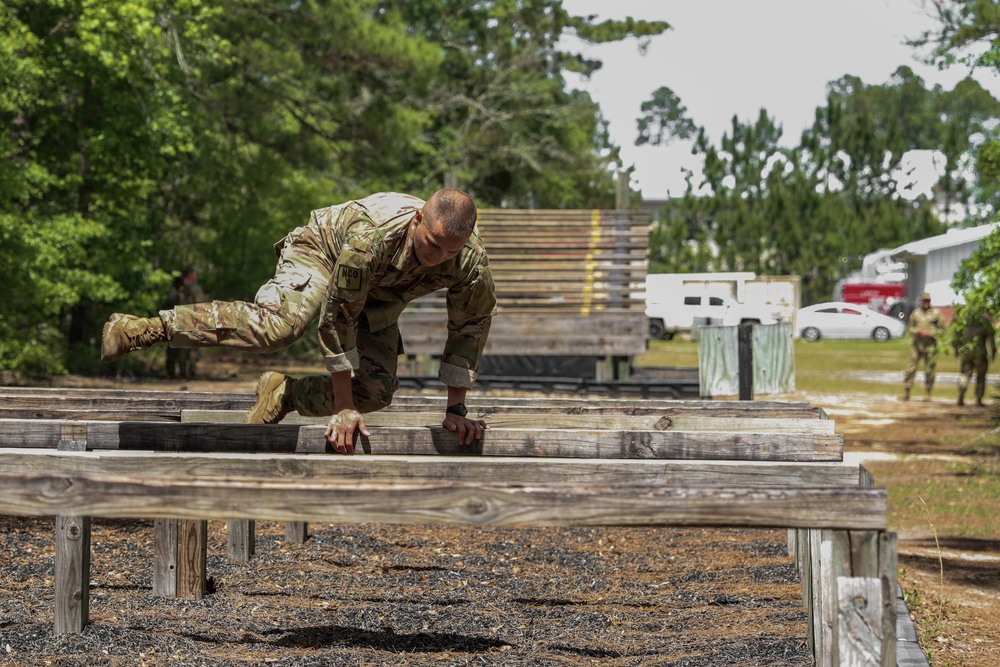 Regional National Guard Best Warrior obstacle course