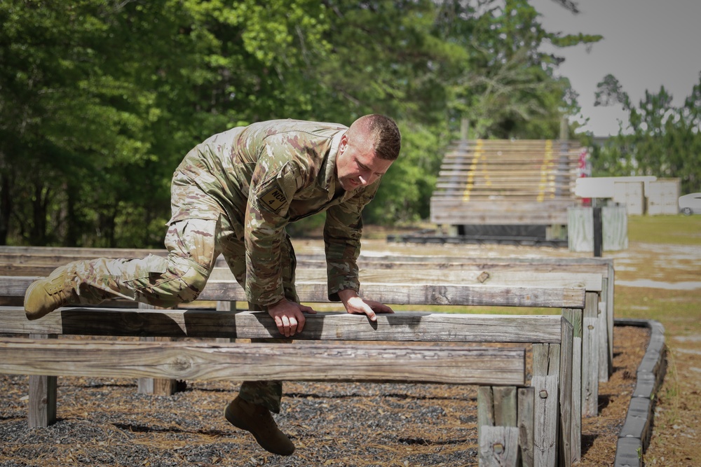 Regional National Guard Best Warrior obstacle course