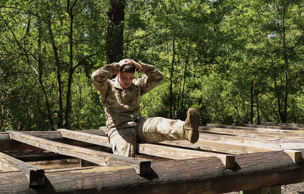 Regional National Guard Best Warrior obstacle course