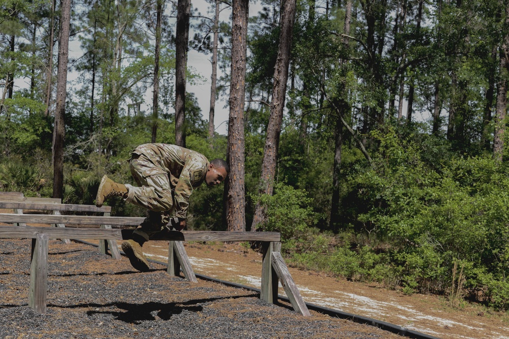 Regional National Guard Best Warrior obstacle course