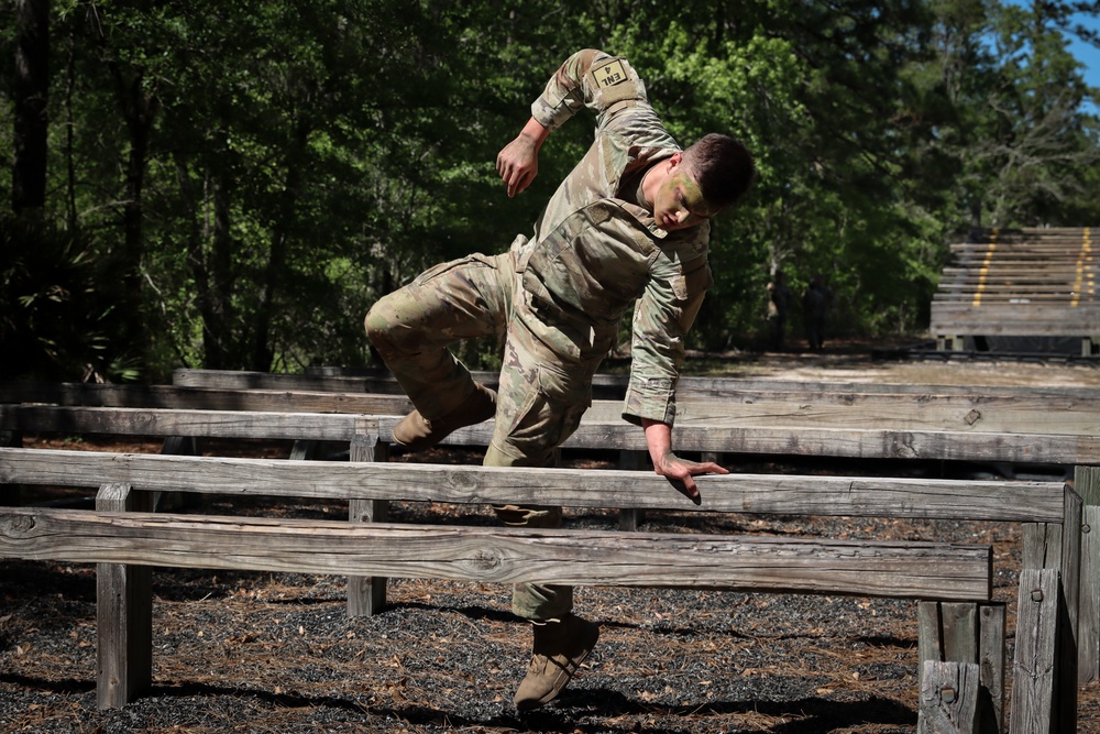 Regional National Guard Best Warrior obstacle course