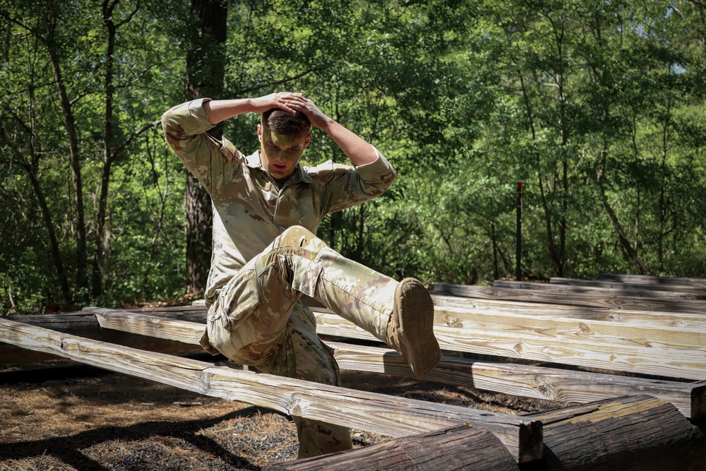 Regional National Guard Best Warrior obstacle course