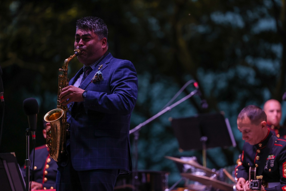 U.S. Marines attend Lakeside Jazz Festival 2023