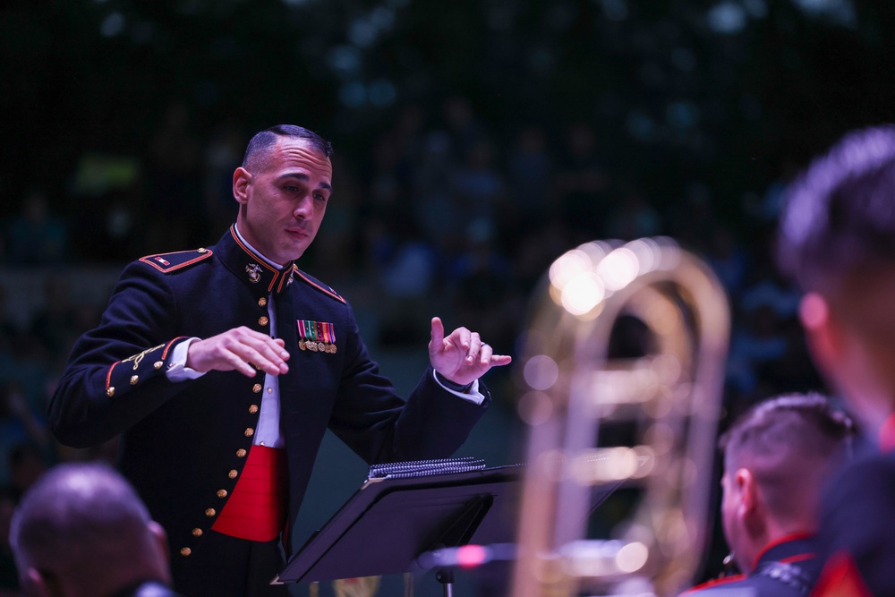 U.S. Marines attend Lakeside Jazz Festival 2023