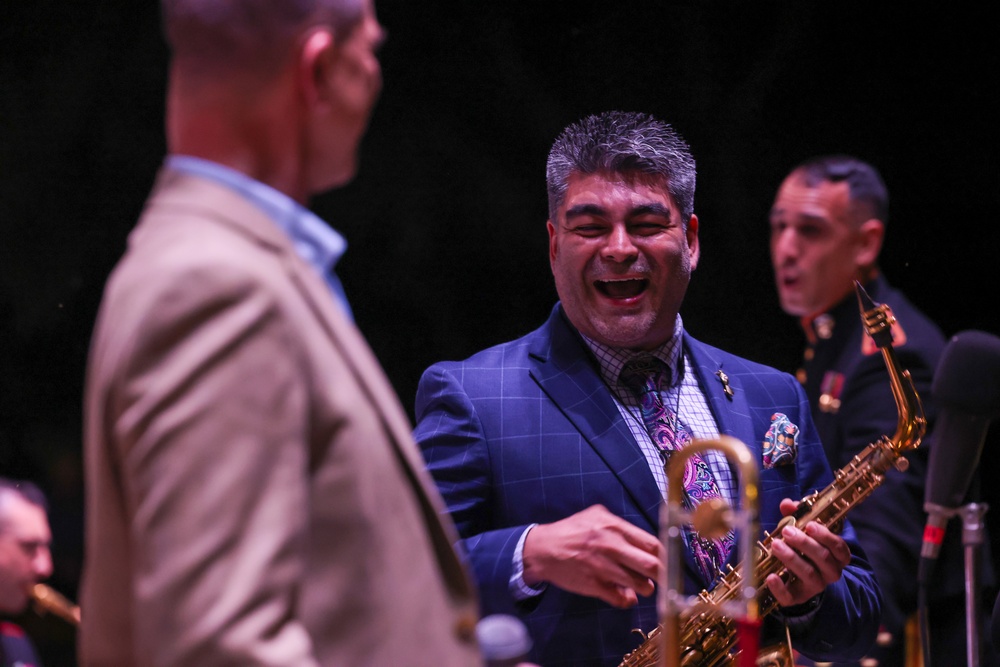 U.S. Marines attend Lakeside Jazz Festival 2023