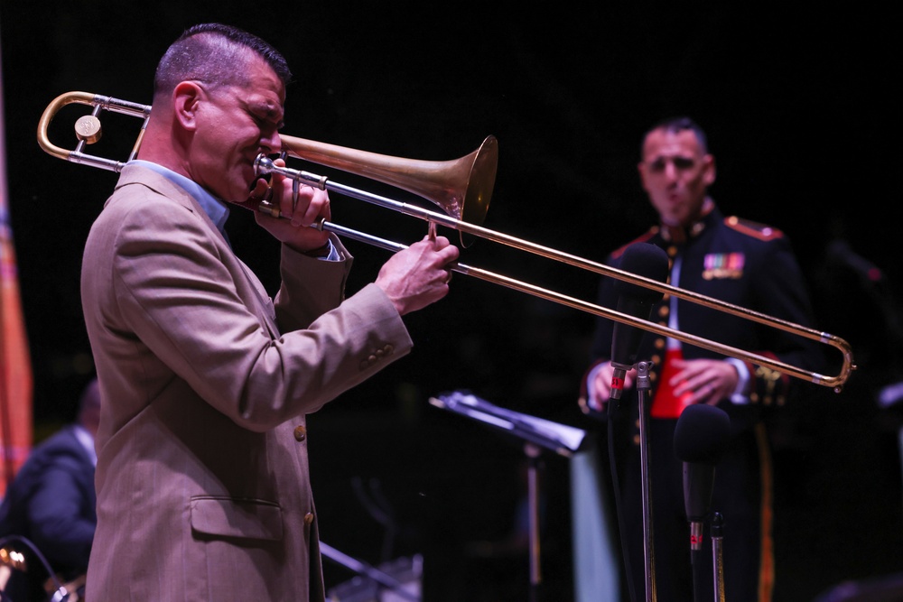 U.S. Marines attend Lakeside Jazz Festival 2023