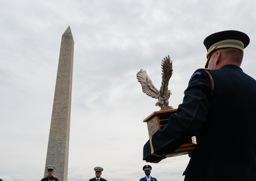 U.S. Air Force Honor Guard Drill Team competes at Joint Services Drill Exhibition